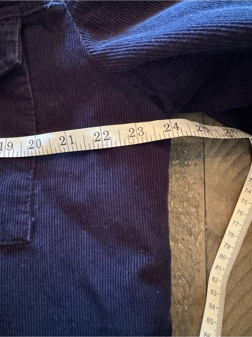 Levi's Navy Corduroy Jacket with Cream Sherpa lining - Picture 8 of 9
